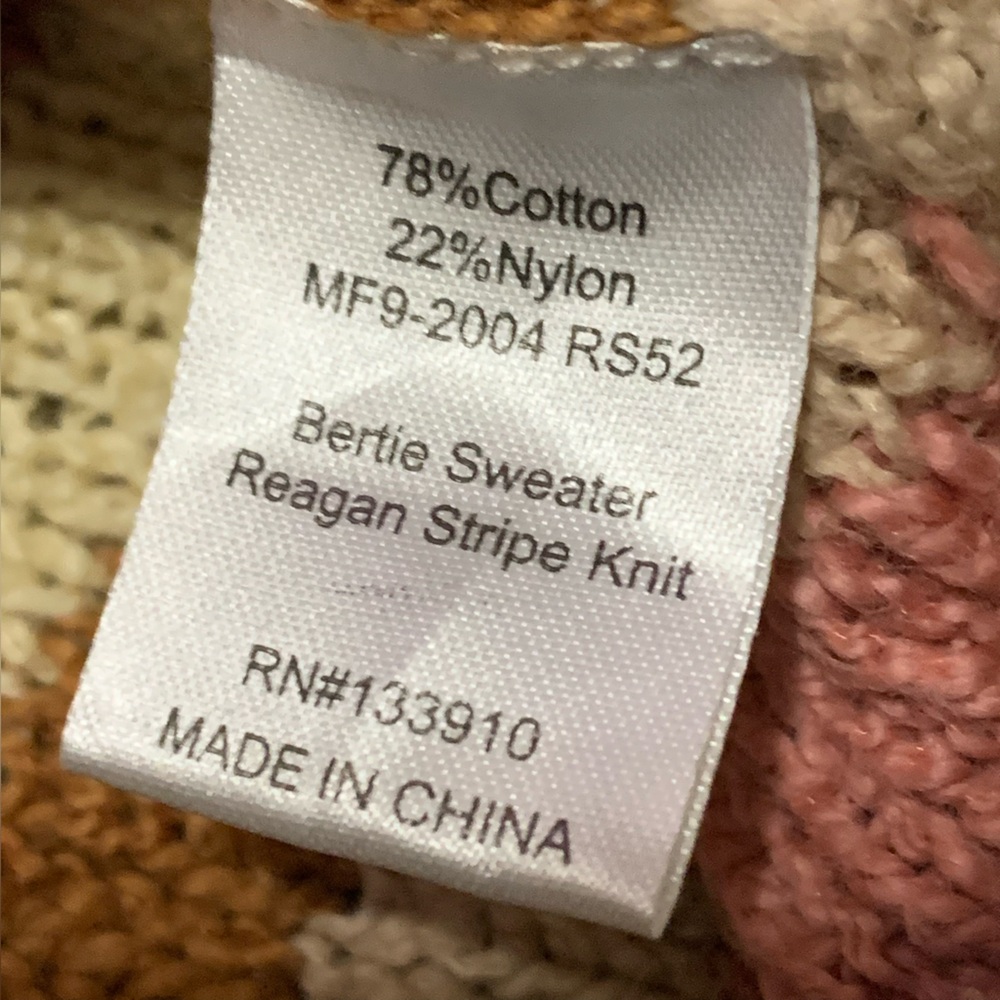 Show Me Your Mumu Bertie Sweater in Reagan Stripe Knit - Picture 7 of 12